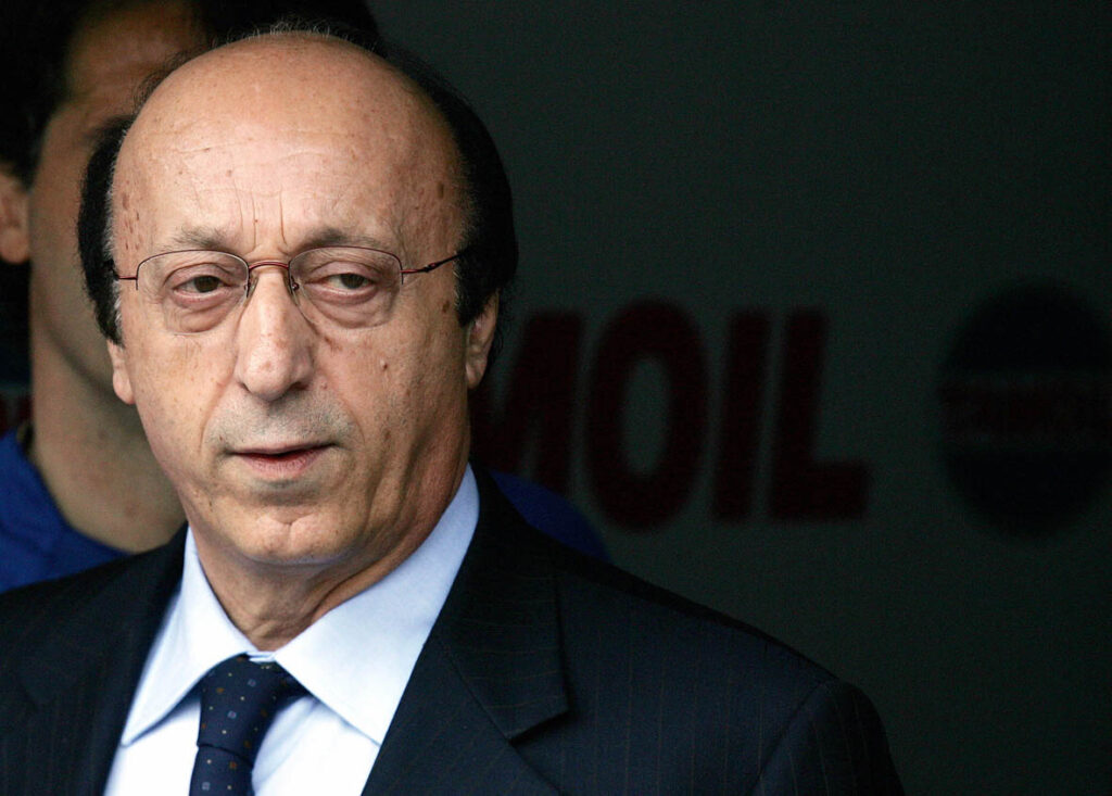 Juventus' General Menager Luciano Moggi