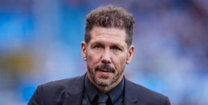 September 25, 2021, VITORIA, VIZCAYA, SPAIN: Diego Pablo Simeone, coach of Atletico de Madrid, looks on before the Span